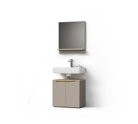 Livinity Combinación de Muebles de baño Timavo, Gris, 2 Partes