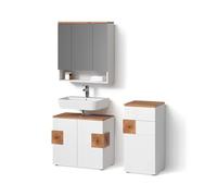 Livinity Conjunto de Muebles de baño Tanaro, Blanco, 3 Piezas