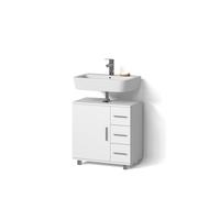 Livinity Mueble bajo Lavabo Eisak, Blanco, 60 x 60 cm