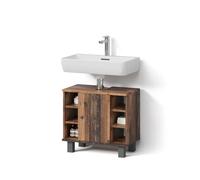 Livinity Mueble bajo Lavabo Fucino, Madera Antigua, 60 x 54 cm