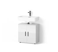 Livinity Mueble bajo Lavabo Ronco, Blanco Alto Brillo, 60 x 59 cm