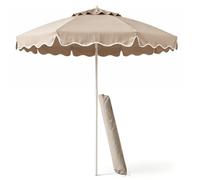 LIVLIG Premium Parasol de 200 cm, sombrilla para balcón y jardín - plegable con funda protectora, protección solar para balcón, sombrilla de jardín o balcón con protección UV