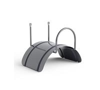 LIVLIG Soporte de Manguera de Pared, Colgador de Manguera de jardín de Acero, Soporte de Manguera para mangueras de jardín de 1/2" hasta 30m, Color: Antracita