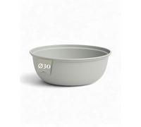 Livlig53 LIVLIG Bandeja para plantas redonda de 33 cm, cuenco de metal, cuenco de lavado fabricado en Europa, uso versátil como cuenco decorativo, cuenco de lavado, cuenco de Adviento, Greige