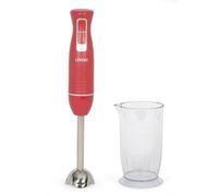 Livoo - Batidora de inmersión - DOP245R - 400W, 2 cuchillas, acero inoxidable, 2 velocidades, cuenco incluido, 16000 rpm, pie extraíble