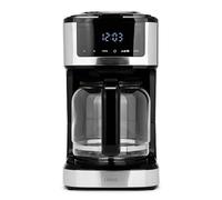 Livoo - Cafetera eléctrica programable DOD208-15 tazas, 1,8L, filtro reutilizable, función programación, mantenimiento caliente, vidrio