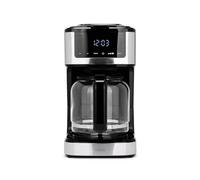 Livoo - Cafetera eléctrica programable DOD208-15 tazas, 1,8L, filtro reutilizable, función programación, mantenimiento caliente, vidrio
