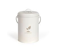 Livoo - Cubo de Compost 6L MES154C - Ø18 cm, Altura 23 cm, 6L, Filtro de carbón Vegetal Integrado
