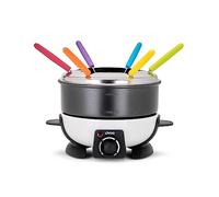 Livoo fondue eléctrica para 6 personas blanco y negro 1,6 l 500 w