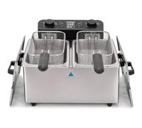 Livoo - Freidora doble 2 x 3L DOC217-16 kg de patatas fritas, 3300 W, 2 termostatos, hasta 190 °C