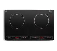 Livoo DOC236 Placa de inducción doble - 22cm - 60° a 240° C - Negro