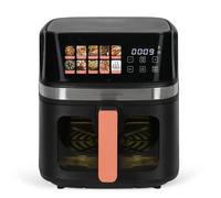 Livoo DOC343CO Freidora de aire sin aceite 8 L 1700 W con 30 recetas por código QR, pantalla táctil digital, edición Marmiton