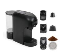 Livoo DOD217N - Cafetera multicápsulas 4 en 1 (1400 W, 20 bares, 7 niveles de volumen, compatible con Nespresso*, Dolce Gusto*, cápsulas tipo Senseo** y café molido