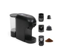 Livoo DOD217N - Cafetera multicápsulas 4 en 1 (1400 W, 20 bares, 7 niveles de volumen, compatible con Nespresso*, Dolce Gusto*, cápsulas tipo Senseo** y café molido