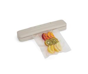 LIVOO DOM503-2 funciones de la máquina de envasado al vacío, 80 W, rollo de película incluido, película compatible con congelador, microondas, cocción al vacío y baño de agua