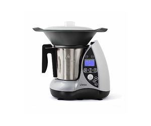 Livoo DOP142G - Robot culinario calefactor (12 funciones, 3L, 12 niveles de potencia, temporizador 60 min, 20 °C a 120 °C