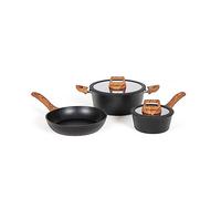 LIVOO Feel good moments - Batterie de cuisine 5 pieces - Noir - MZP147