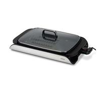 Livoo - Plancha grill con tapa DOC321-200W, 40 x 30 cm, 2 en 1, libre de PFOA/PFOS