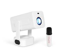 Livoo - Proyector portátil Android 13.0 DV157W Compatible con 4K, proyección de 1 a 3 m, para Pantalla de 40 a 120 Pulgadas, Formato 4:3 y 16:9