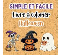 Livre à colorier Halloween: Simple et facile
