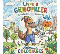 Livre à gribouiller dès 1 an: Livre de coloriage pour tout-petits dès 1 an, grandes illustrations simples, activités ludiques pour développer la motricité fine et la créativité