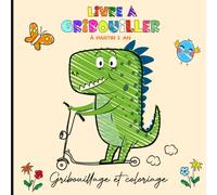 Livre à gribouiller dès 1 an: Pages à colorier conçues avec soin pour les enfants de 1 à 3 ans | De grands motifs pour promouvoir la créativité et la motricité