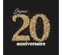 Livre d’or 20 ans - 50 pages blanches - Format carré 21,59 x 21,59 cm - Album souvenir anniversaire pour messages, photos et dédicaces: Livre souvenir ... des messages et garder un souvenir unique