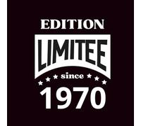 Livre d’Or anniversaire homme ou femme né en 1970 - Edition limitée: Messages souvenirs et voeux - 100 pages à remplir , format carré