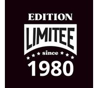 Livre d’Or anniversaire homme ou femme né en 1980 - Edition limitée: Messages souvenirs et voeux - 100 pages à remplir , format carré