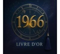 Livre d’or d’anniversaire 60 ans - Édition céleste luxe avec détails dorés et motifs astrologiques