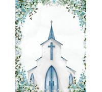 Livre d’Or pour Baptême & Première Communion / Baptism & First Communion Guest Book: Carnet 8.5x11 - 180 pages lignées pour bénédictions, souvenirs et ... Pages for Blessings, Memories & Guest Notes