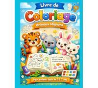 livre de coloriage animaux: 50 animaux amusants pour enfants de 3 à 7 ans