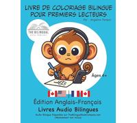 Livre de coloriage bilingue pour premiers lecteurs | Édition Anglais-Français | Livres Audio Bilingues