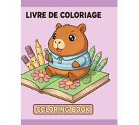 Livre de coloriage Capybara
