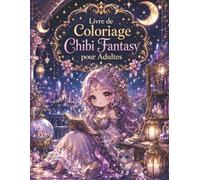 Livre de Coloriage Chibi Fantasy pour Adultes: Fées, elfes et palais enchantés - 50 illustrations détaillées pour une détente créative