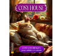livre de coloriage COSY HOUSE pour réinventer votre maison: grand format, pour adultes et enfants,