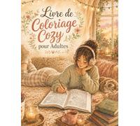 Livre de Coloriage Cozy pour Adultes: 50 illustrations d’intérieurs chaleureux à colorier pour adultes, avec coins lecture, salons cosy, chambres paisibles et ambiance cocooning