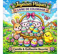 Livre de coloriage de Pâques cosy: Lapins mignons, œufs de Pâques et scènes relaxantes à colorier (Cozy book)