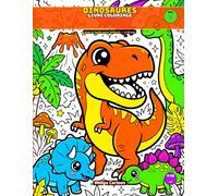 Livre de Coloriage Dinosaures - Édition Enfants: Livre de coloriage avec 40 dessins de dinosaures colorés...