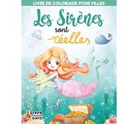 Livre de Coloriage Fille Sirène: Livre de Coloriage filles de 4 ans et plus, Coloriage magique enfant, Coloriage enfant et adolescent fille, Coloriage ... anti stress art thérapie, Coloriage féerique