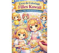 Livre de Coloriage Filles Kawaii - Adorables Filles Anime dans la Vie Quotidienne | 75 Dessins Chibi à Colorier: Grand livre de coloriage anime avec ... sport et activités créatives sur 151 pages