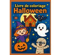 Livre de coloriage Halloween: Petites scènes effrayantes à colorier - Pour enfants de 3 à 5 ans