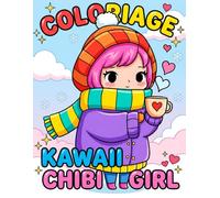 Livre de Coloriage Kawaii Chibi Girl: Pages Manga Anime Mignonnes Pour Encourager L’Imagination Et Offrir Plaisir Aux Jeunes Filles