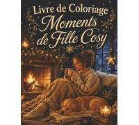 Livre de Coloriage Moments de Fille Cosy: Activités créatives anti-stress, pages relaxantes et ambiances maison chaleureuses