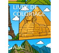 LIVRE DE COLORIAGE: monuments du monde