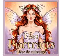 Livre de Coloriage Portraits de Fées: 50 Portraits Féeriques Magiques avec des Filles Fantasy, des Ailes Élégantes et des Détails Enchantés pour ... de Livres de Coloriage de Portraits)