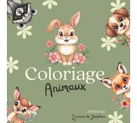 Livre de coloriage pour enfants et adultes, anti-stress, facile. Retrouvez des animaux mignons à colorier accompagnés d'un modèle en couleur.: Livre ... et adultes - coloring book kids and adults