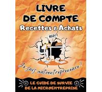 Livre de compte micro entrepreneure dédié aux femmes: registre des recettes et achats, conforme aux obligations comptables, avec un guide simplifié de la microentreprise, format A4