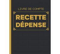Livre de Compte Recette Dépense: Carnet de Position de Compte Micro Entrepreneur/Entreprise | Cahier Budgétaire Tenue de Compte Auto Entrepreneur 120 Pages