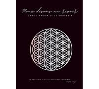 Livre de Condoléances - Fleur de Vie - Dans l’amour et le souvenir: Carnet funéraire avec motif Fleur de Vie, format 21 × 28 cm, couverture rigide - ... de condoléances et hommages personnels